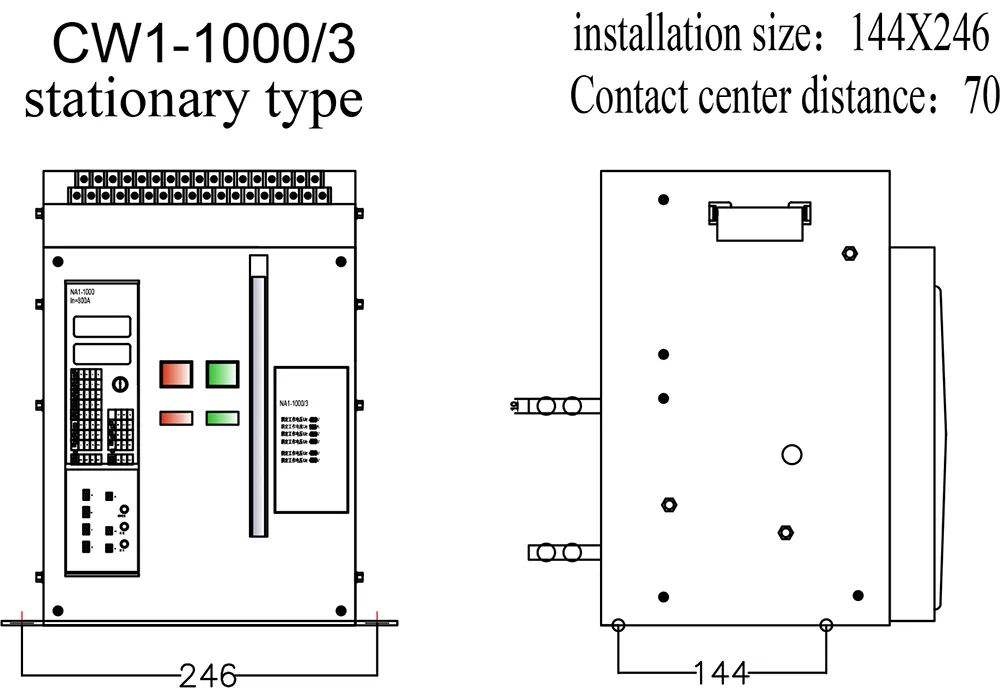 630a Acb Edo Air Circuit Breaker Switch